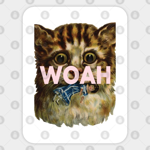 WOAH Sticker by PaperKindness